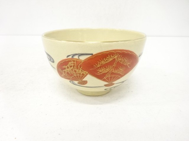 JAPANESE COLLECTIBLE / KYOTO-YAKI / IZUMIYAMA-STYLE / COLOR-PAINTED FA